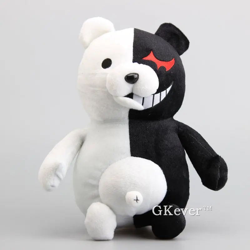 Высокое качество аниме большой размер 35 см Dangan Ronpa Monokuma кукла плюшевые игрушки черный белый медведь мягкие куклы Детский подарок