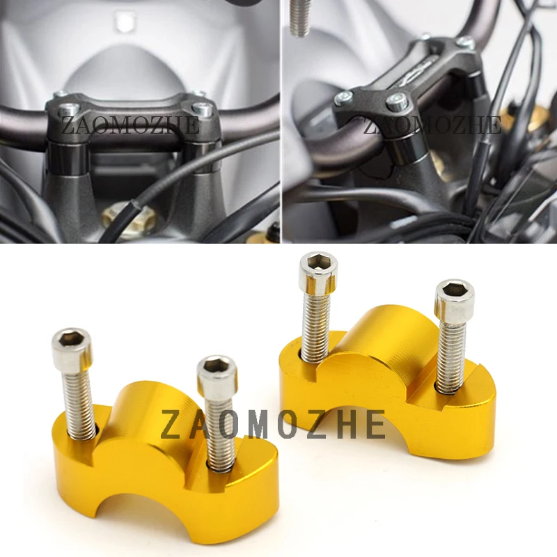 Мотоцикл рукоятка зажим поднял Продлить Руль управления для мотоциклов крепление Райзер Suzuki GSX-S1000 GSXS1000 GSXS1000F