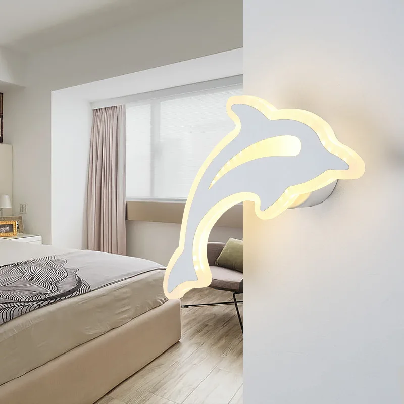 

LED ultra thin wall lamp modern simple creative living room bedroom wall lamp