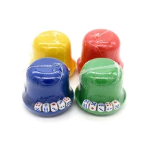 1set Dice Cup Drinking Board Game Gambling Dice Box With 5Pcs Dice Table Games
