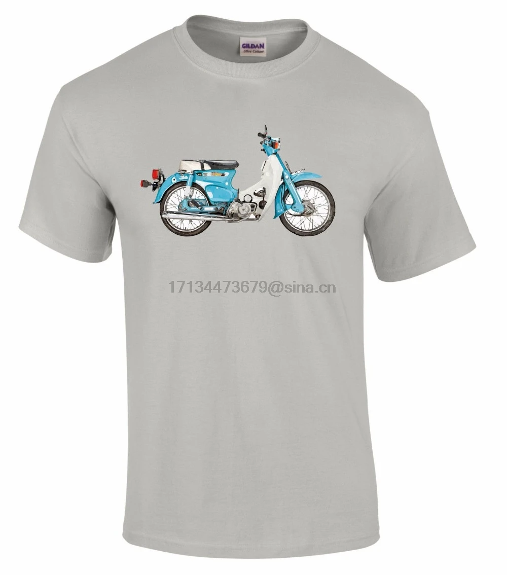 Men T-Shirt 3D Tops Tee Cool T Shirts cub C90 C70 C50 Style Motorcycle Printed Shirt | Мужская одежда