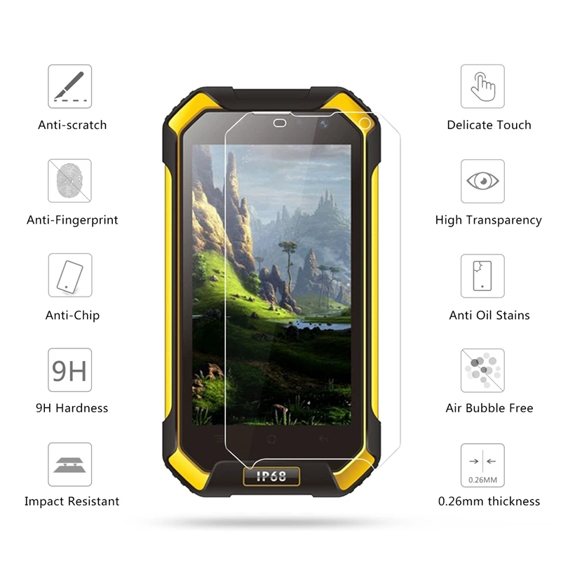 Закаленное стекло для Blackview BV6000 2.5D 0 26 мм 9H Премиум Защитная пленка из закаленного