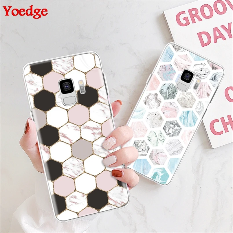 

TPU Geometric Cover For Samsung Galaxy S10 S10e S9 S8 Plus J3 J5 J7 A3 A5 A7 2017 J4 J6 A6 A8 Plus A9 2018 A50 M20 Note 8 9 Case