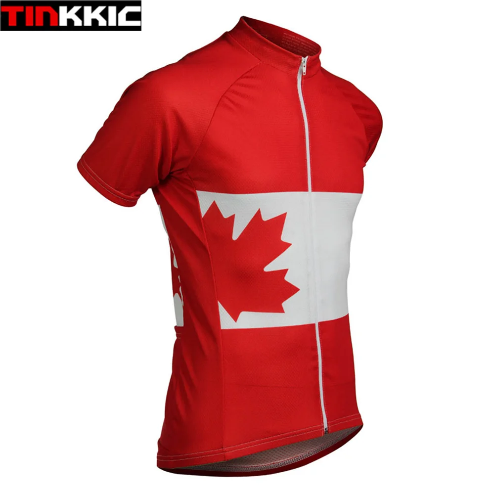 Canada Men's Cycling Jersey Ropa ciclismo Road Bicycle Racing Cycle