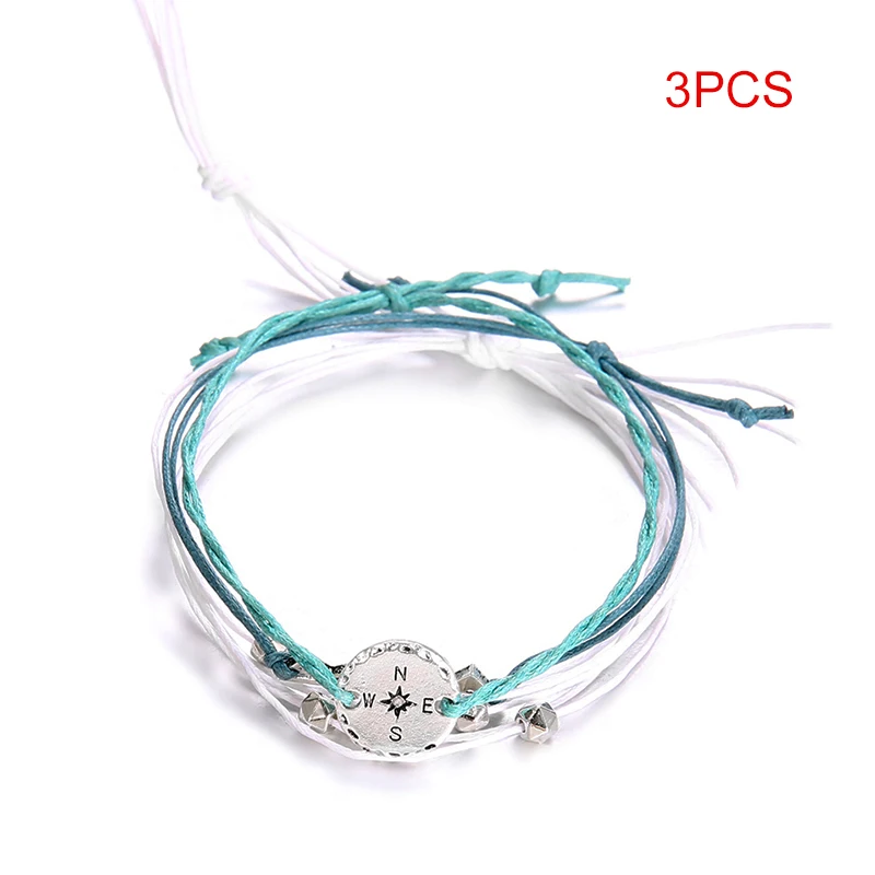 

Women Ethnic Style Bracelets Set Rope Weaving Bracelet Lady Exquisite Jewelry CX17