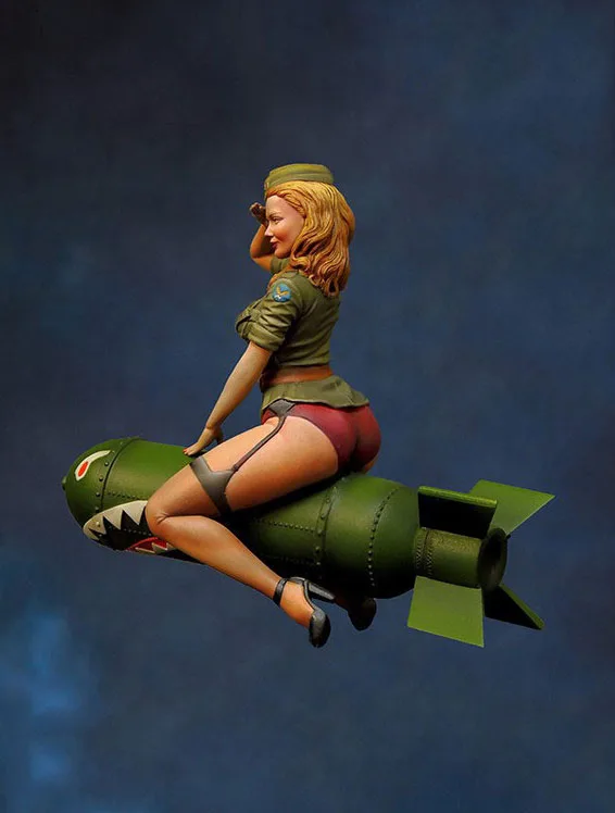 1/24 каучуковая фигурка строительный комплект Bomb Girl