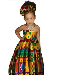 Новое поступление Мода 2018 Африканский детское платье Большие размеры XS-3XL