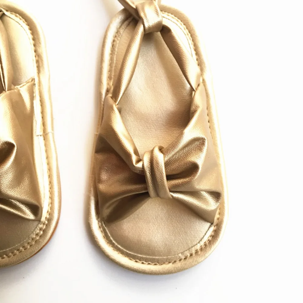 PU leather Baby Sandals Baby moccasins Hollow out Long lace girls Shoes Fashion Girls Sandals