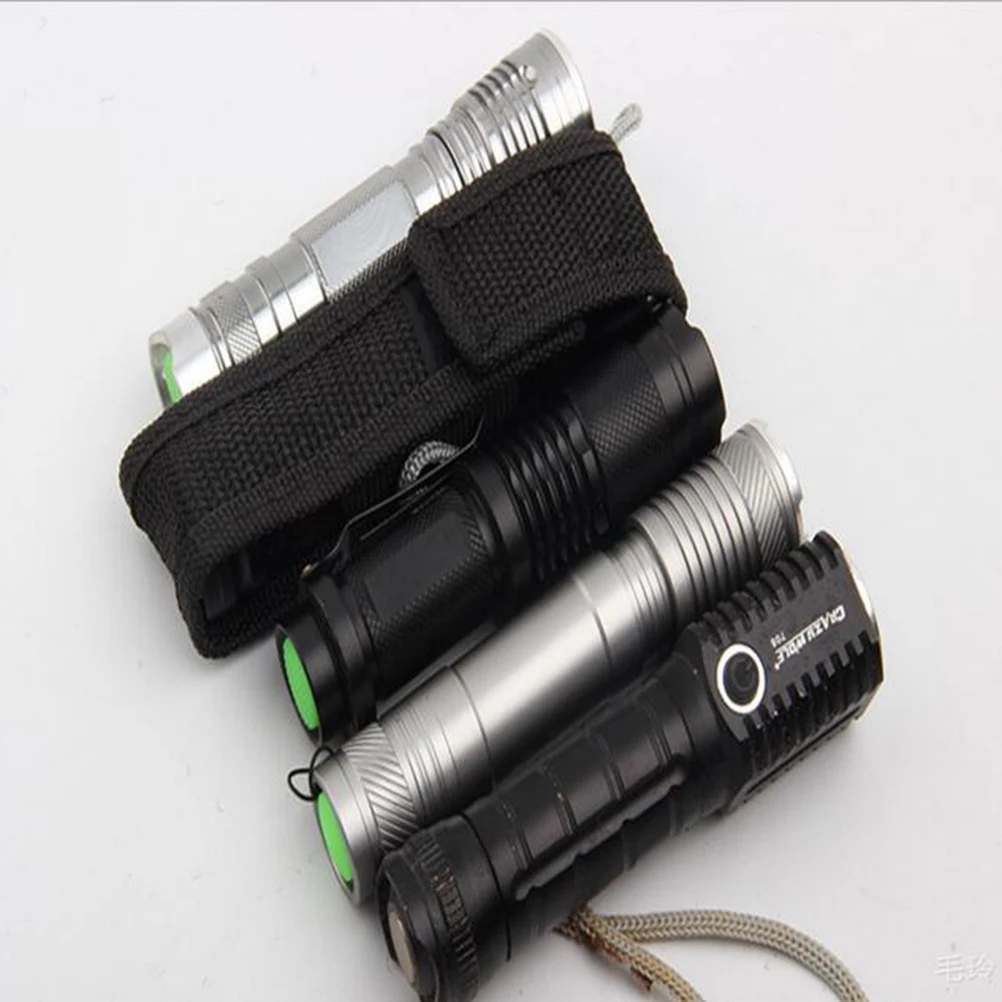 1PCS 14cm LED Flashlight Aluminum LED Torch Zoomable Flash Light Torch