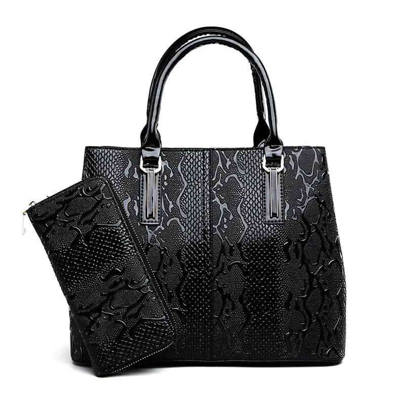 Large Capacity Pu Leather Handbag Women Patchwork Fashion Shoulder Bag Big Tote Casual Ladies Hand Bags Female Luxurious (11)