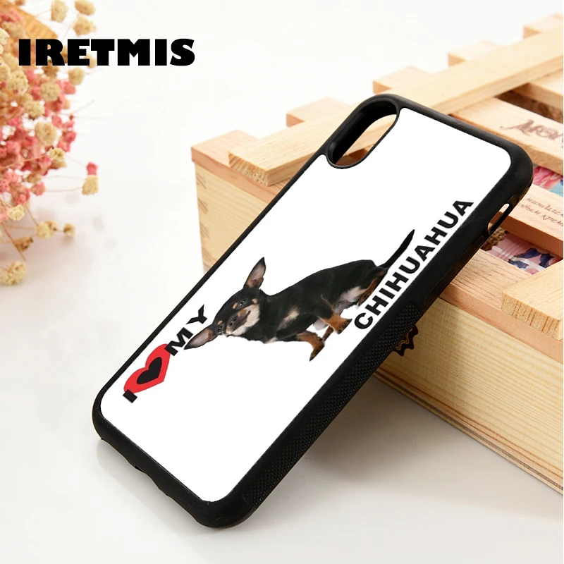 Iretmis 5 5S SE 6 6S Мягкий силиконовый чехол из ТПУ для телефона iPhone 7 8 plus X Xs 11 Pro Max XR I Love My