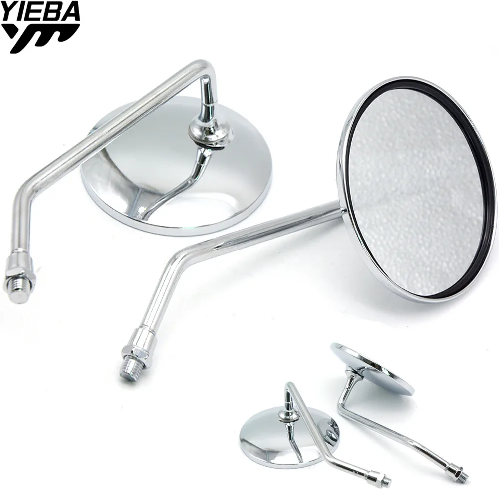 

Motorcycle M8 M10 Screws Rearview Mirrors Rear View Side Mirror FOR YAMAHA BWS 125 YBR 250 KAWASAKI KLX125CEF KLX125 ZRX1200