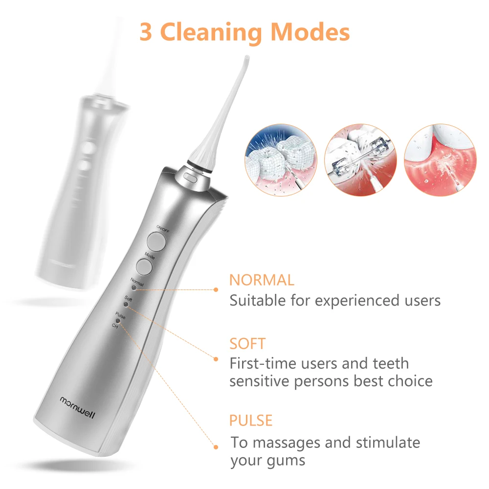 Oral Irrigators Adults Electric Oral Irrigator Portable Water Flosser inductive Rechargeable Batter
