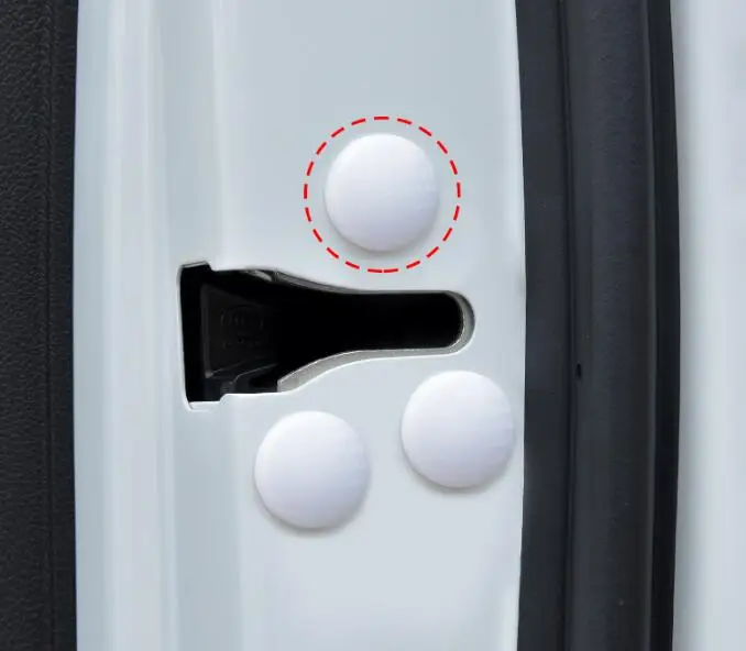 Car Styling Door Lock Screw Protector Cover Auto Sticker For Hyundai Encino IX35 25 45 Tucson Elantra VernaInterior Accessories |