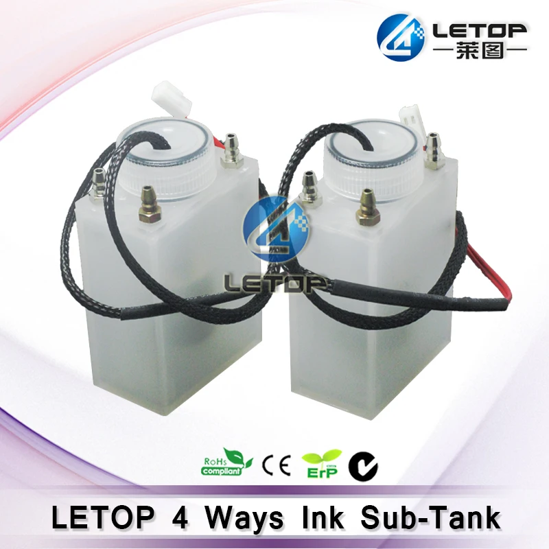 

High Quality Large Format Printer 4 Ways Solvent Ink Sub Tank