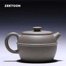 250cc Аутентичные Исин Чай горшок китайский Здоровье и гигиена фиолетовый глины мастер ручной работы Чай установить Zisha чайник Винтаж круглый Ju LUN Чай горшок