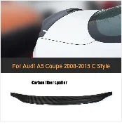 Матовый поперечных брусках, крашеные в черный цвет PU задний бампер диффузор для Audi A5 купе Стандартный только 2008-2011 Non-Sline