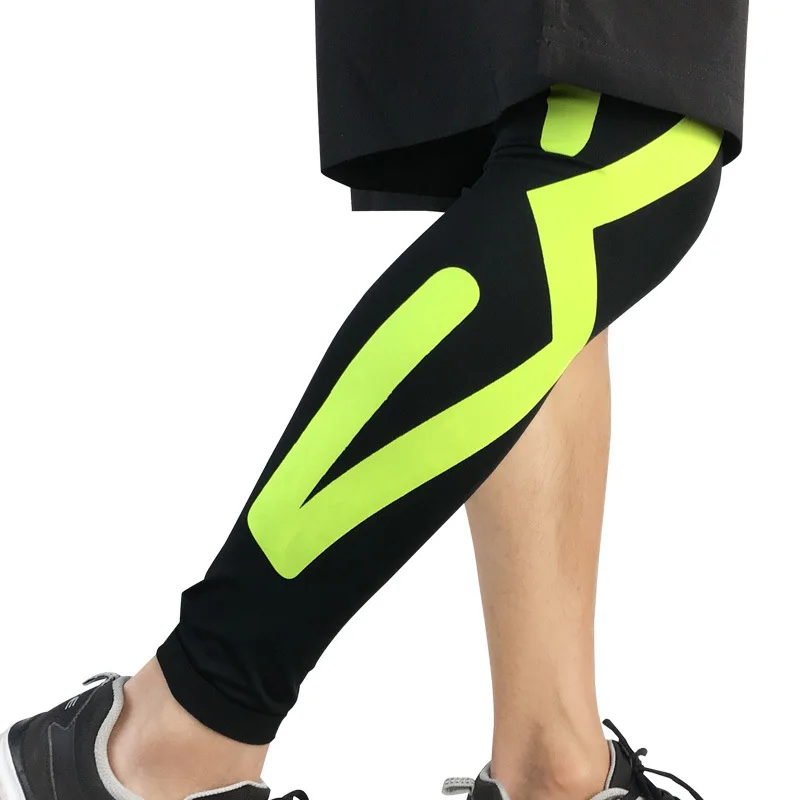 Prix pour 2 Pcs/Lot Respirant Lycra Cyclisme Course à pied Jambières de Basket-Ball De Compression Jambe Manches Veau compressport mollet jambières Prix pour 2 Pcs/Lot Respirant Lycra Cyclisme Course à pied Jambières de Basket-Ball De Compression Jambe Manches Veau compressport mollet jambières