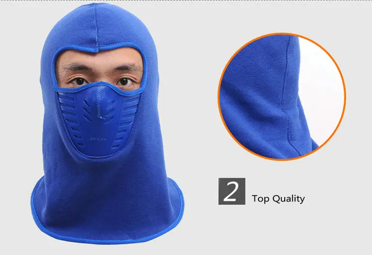 2017 Dust-proof Cycling Face Mask Windproof Winter Warmer Fleece Bike Full Face Scarf Mask Neck Bicycle Snowboard Ski Men M116 (4)