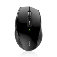 TeckNet Alpha Ergonomic 2.4G Wireless Optical Mobile Mouse with USB Nano Receiver for Laptop PC Computer 6 Buttons