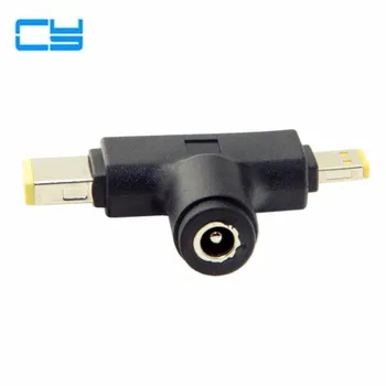 

Combo DC Jack 5.5*2.1mm to Rectangle 7.5*3mm & 11.0*4.4MM Power Convertor Connector Adapter For Lenovo ThinkPad 10 X1