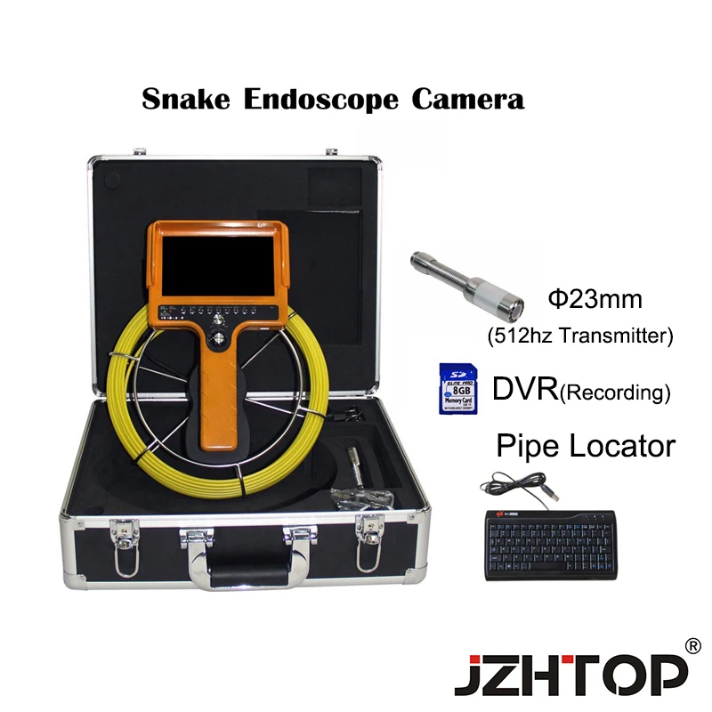 keyboard pipe locator endoscope pipeline snake camera inspection borescope