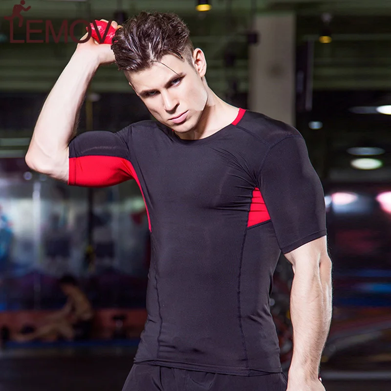 

Time limited clearance sale Tight Rashgard Fitness Gym Shirt Sportswear Football Sports Jersey white Compression Demix T-shirt