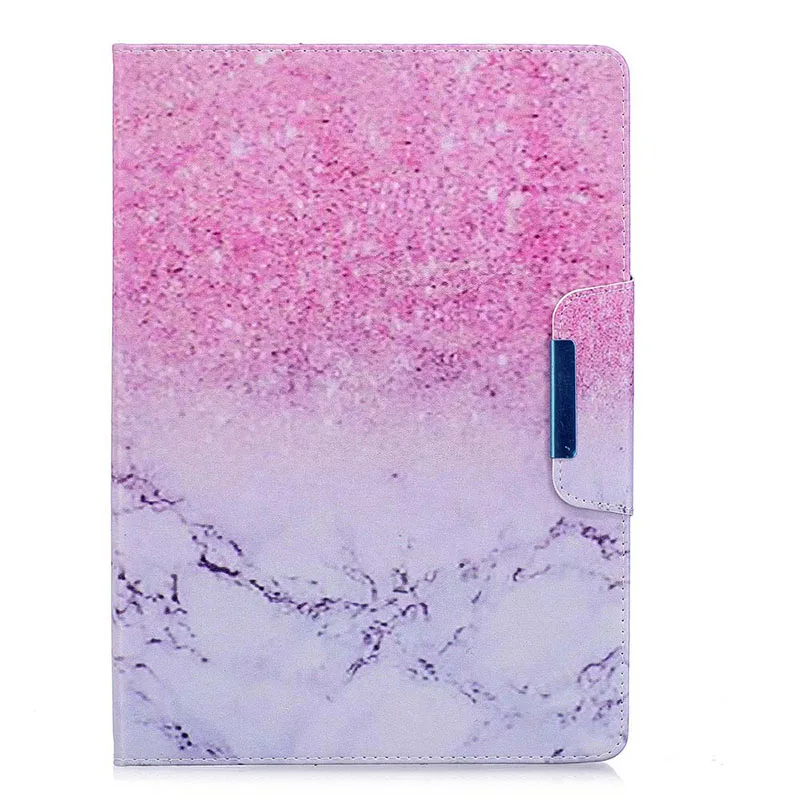 Soft Leather Case For New iPad 9.7 inch 2017 Colorful Painting Smart Cover Flip Case Protective Shell Auto Sleep Wake Up (41)