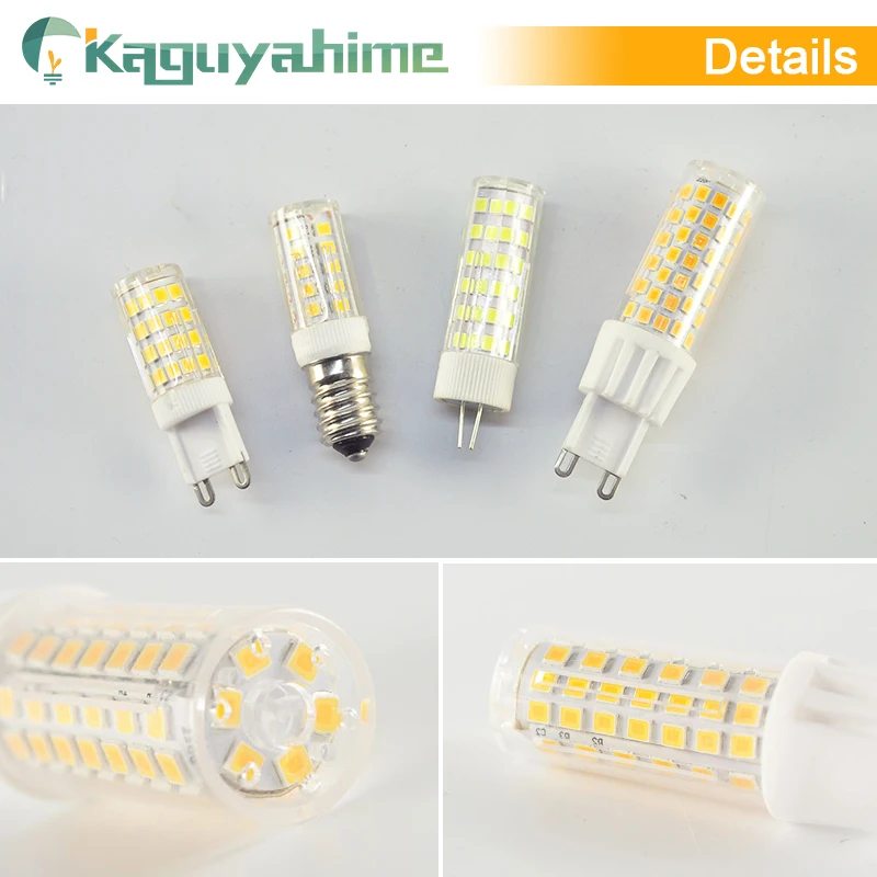Kaguyahime 5 шт./лот светодиодный E14 G9 G4 лампы затемнения 3w 5w 9w AC 220V DC 12V SMD2835 удара