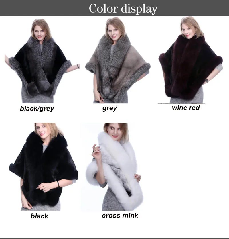 mink fur shawl fox fur trimmed (8)