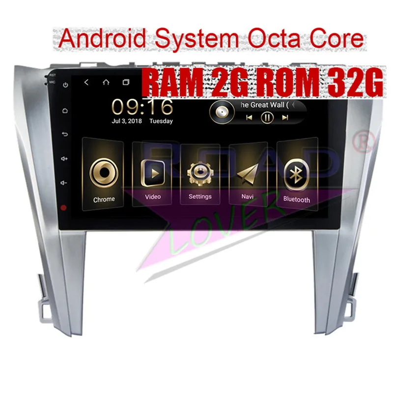 Top Roadlover Android 8.1 Car Media Center Autoradio For Toyota Camry 2015 Stereo GPS Navigation Magnitol 2 Din Player Audio NO DVD 10 Top Roadlover Android 8.1 Car Media Center Autoradio For Toyota Camry 2015 Stereo GPS Navigation Magnitol 2 Din Player Audio NO DVD 10