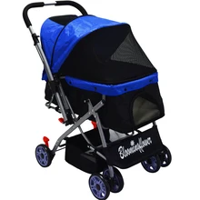 30 кг премиум-бренд складной собака/кошка коляска/Портативный Pet Carrier корзину алюминиевого сплава Рама Внутренняя сиденье 39*16*81 см/6 дюймов колеса