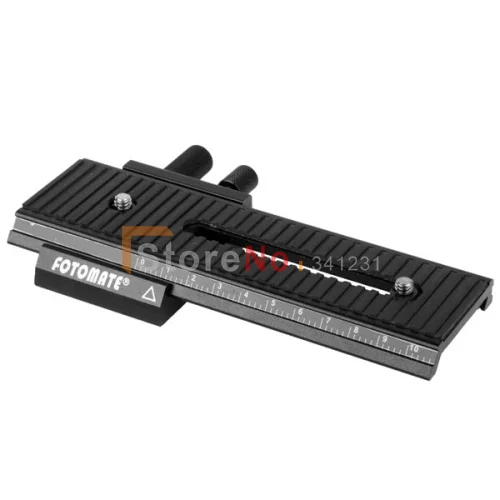 100% New Fotomate LP-01 2-Way Macro Focus Focusing Rail Slider Fo DV Camcorder DSLR Camera