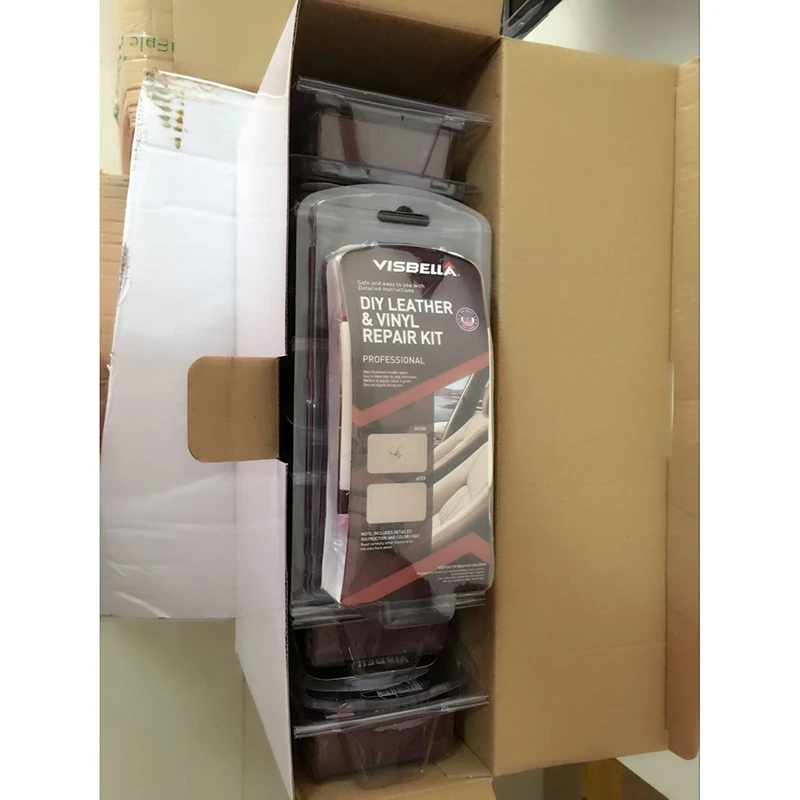 Us 73 98 36 Off Visbella 12kits Box Update Leather Vinyl Repair Kit Auto Car Seat Sofa Coats Holes Scratch S Rips Restoration In