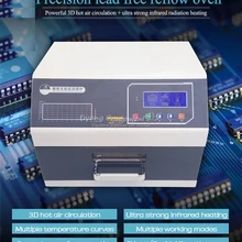 962A цифровой дисплей Reflow сварочный аппарат 110 В 220 программируемый печь для пайки методом оплавления припоя станции