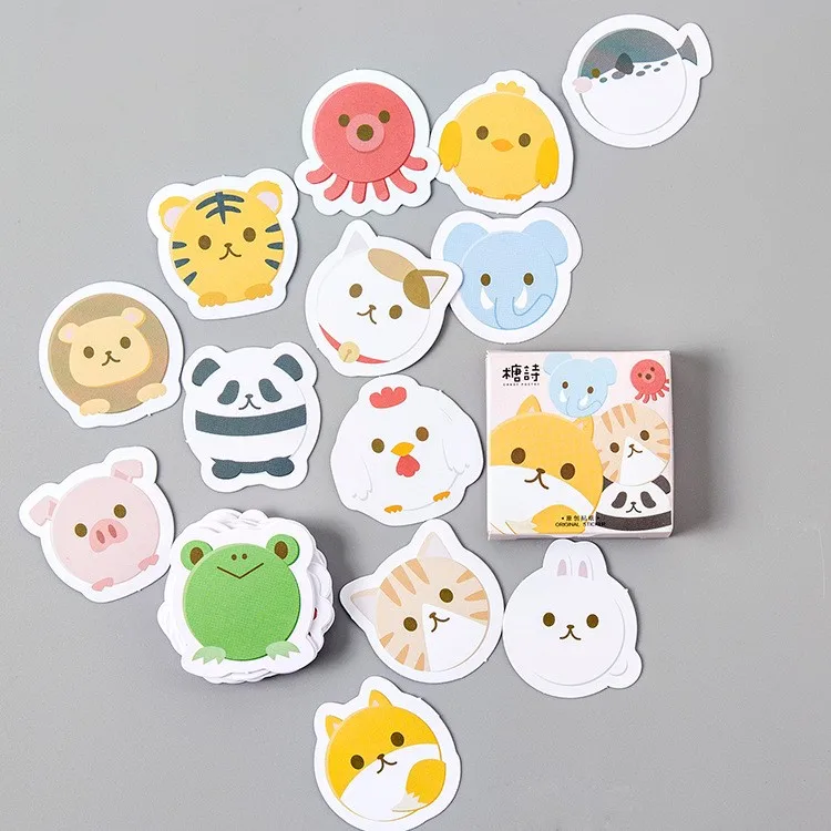 "Good Life" 45pcs Beautiful Stickers Scrapbooking Cute Kawaii Decor Gift Sticker 