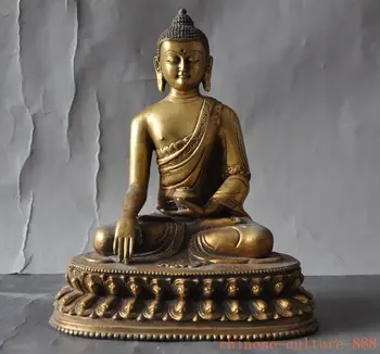 

christmas tibet buddhism bronze gilt healing Medicine Buddha sakyamuni Shakyamuni statue halloween