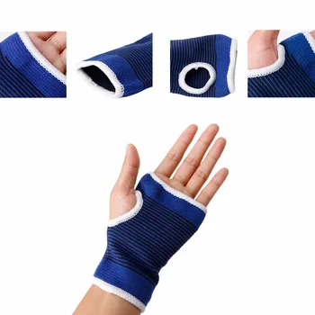 

2pcs Palm Wrist Hand Support Glove Elastic Brace Sleeve Sports Bandage Gym Wrap