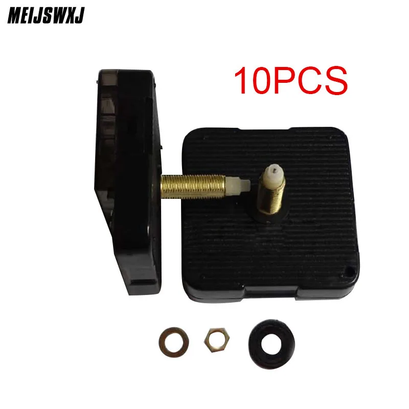 

Wholesale 10pcs Mechanism With Hands Long Axis Quartz Movement Clock Movement Mute Slab Dedicated Long Thread Axis Length 28mm