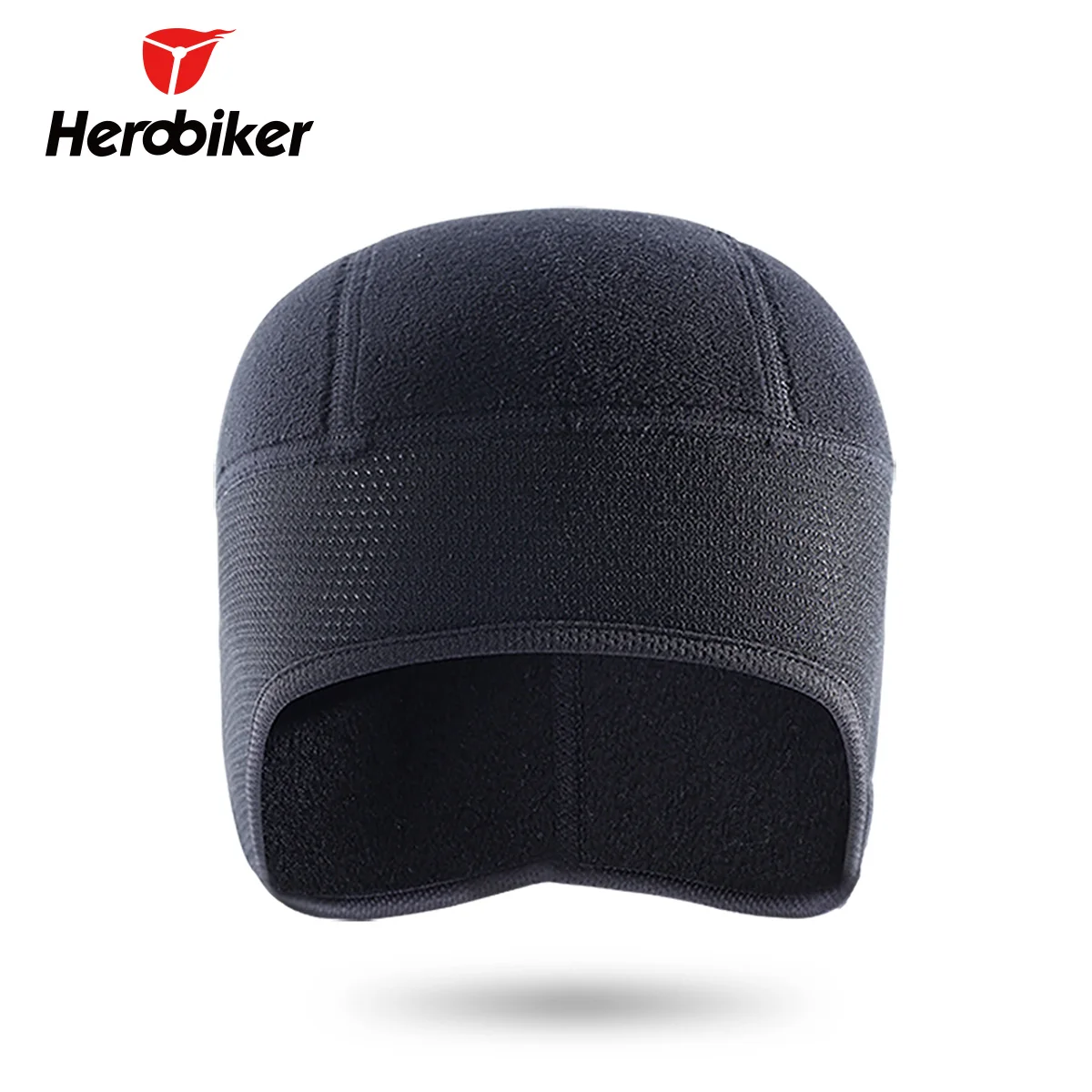 HEROBIKER черная мотоциклетная маска для лица теплые флисовые шапки Холодостойкие