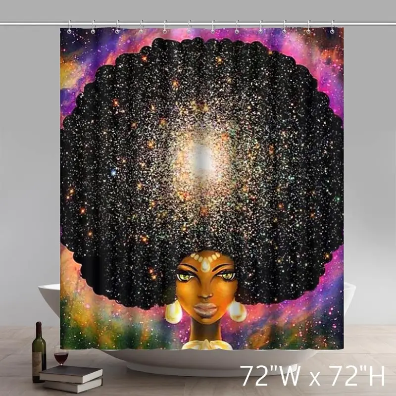 Персонализированная Afrocentric Liberty Art Afros превращающаяся в цветочные Галактики