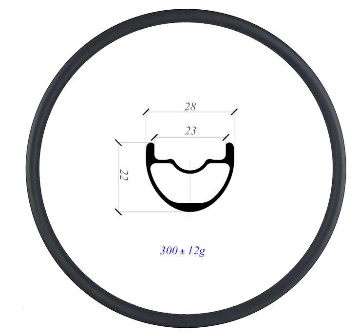 300g Ультра светильник 29er MTB XC гонка клинчер бескамерный карбоновый обод 28 мм hookless 22 мм Глубокий UD 3K 12K 24H 28H 32H 29 дюймов дисковые колеса