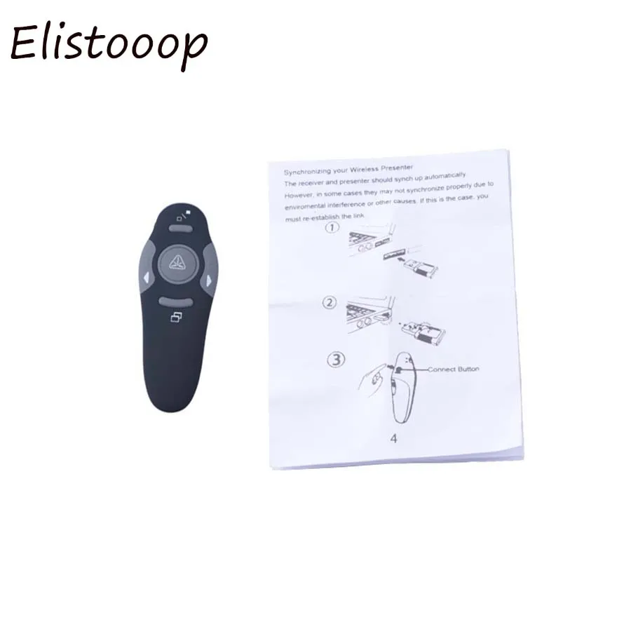 Elistooop 2 4 GHz PPT Презентация Powerpoint Беспроводная дистанционная красная лазерная
