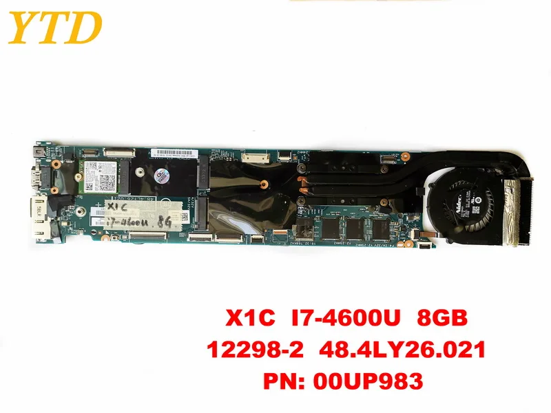الأصلي لينوفو X1C اللوحة المحمول X1C I7-4600U 8 GB 12298-2 48.4LY26.021 PN 00UP983 tesyed جيدة شحن مجاني
