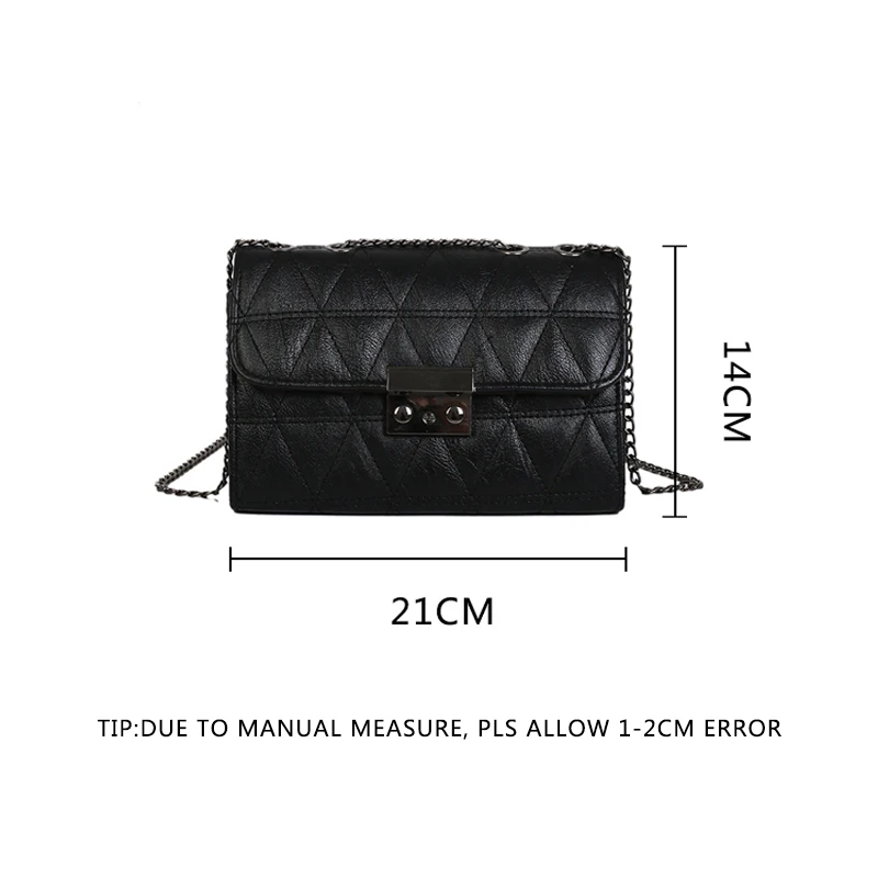 Women Winter Hot INS Popular Chain Shoulder Bags Fashion Travel Female Flap Mini Handbag PU Ladies Design Messenger Bolsa SS3481 (22)