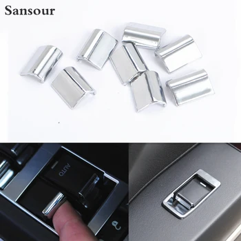 

SansourFor Patriot Compass 2011-2015 ABS Auto Gloss Door Window Lift Switch Button Konb Decorative Cover Trim Sequined 8pcs/set