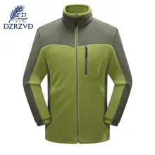 DZRZVD осень зима мужская уличная походная Толстая флисовая куртка мужская рыболовная охотничья флисовая Водонепроницаемая теплая куртка L-5XL