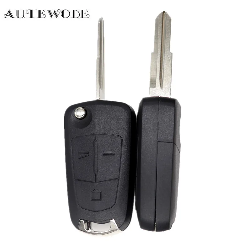 AUTEWODE складной корпус автомобильного ключа дистанционного управления для Opel Antara AMPERA ключ для Chevrolet Epica 2 3 BNTS управление пустой корпус