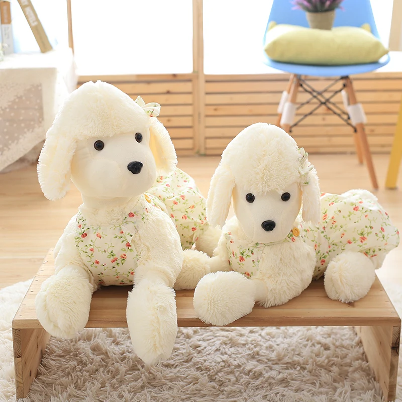 

90cm Best Quality Plush Poodle Dogs Pugs Stuffed & Plush Animals Soft Poodle Plush Stuffed Toy
