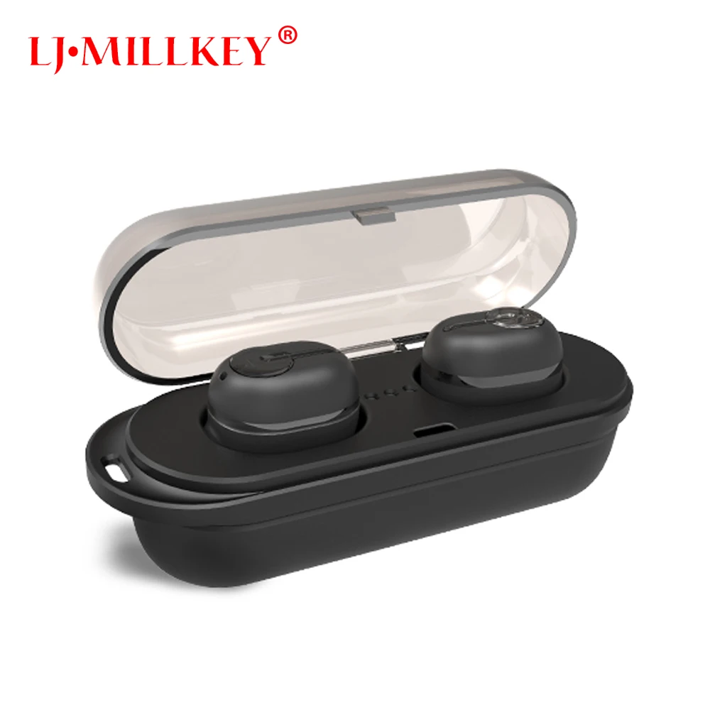 

Wireless Bluetooth Earbuds True Bluetooth 4.2 Earphone Twins Stereo In-Ear TWS With Mic Portable Battery Storage Box
